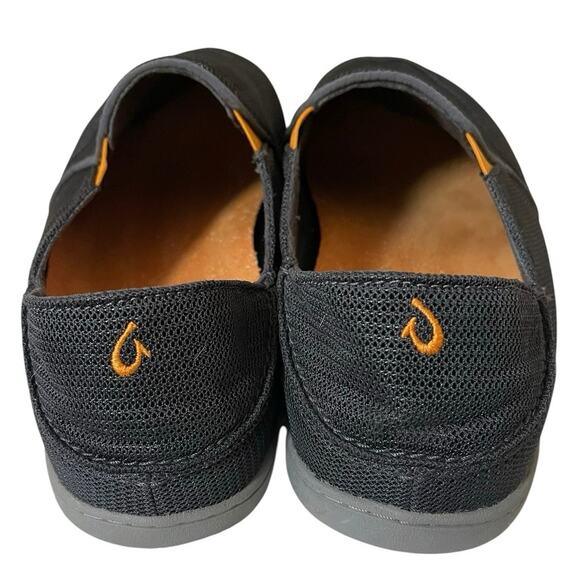 OluKai Men’s Nohea Mesh Slip-On Size 13 Comfort Shoe Dark Shadow Beach Coastal